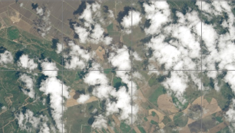 Accumulated precipitation data for agriculture