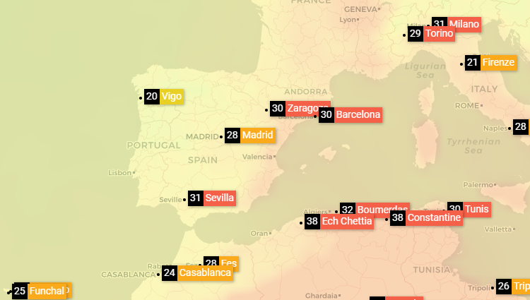 Weather widget’s new geolocation and weather map functionality